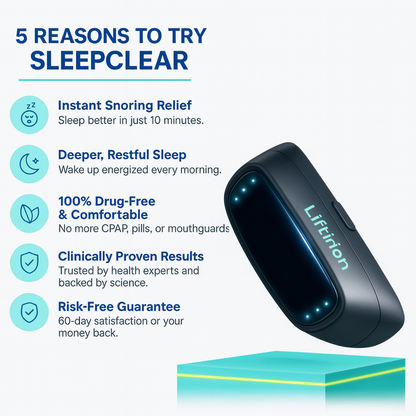 Liftrion SleepClear | Anti-Snoring Neurostimulation Device